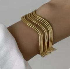 Ripple Cuff Bracelet
