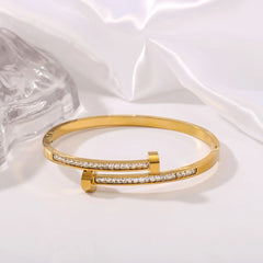 Noila Diamond Gold Cuff