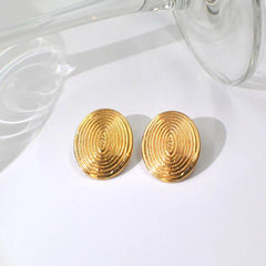 Royal Round Earrings
