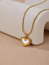 Timeless White Heart Necklace