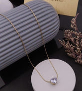 Sparkly Crystal Heart Necklace