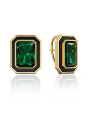 Razia Green Earrings