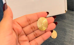 Royal Round Earrings