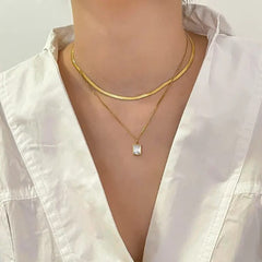 Secret Victoria Double Layer Necklace