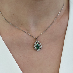 Emerald Statement P Necklace