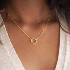 Aura Circle Necklace