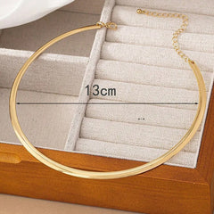 Vintage Style Classic Style Geometric 14K Gold Plated Iron Chain-free Choker