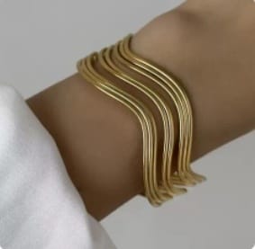 Ripple Cuff Bracelet