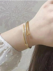 Adjustable Spiral Nail Bracelet