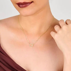 Aura Circle Necklace