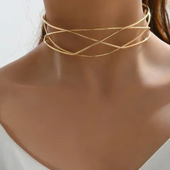 Elegant Geometric Choker