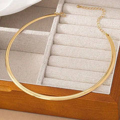 Vintage Style Classic Style Geometric 14K Gold Plated Iron Chain-free Choker
