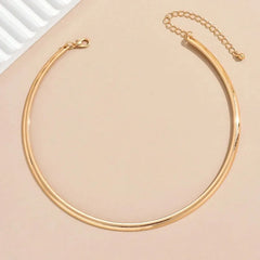 Vintage Style Classic Style Geometric 14K Gold Plated Iron Chain-free Choker
