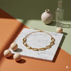 Bold Chain Style Necklace