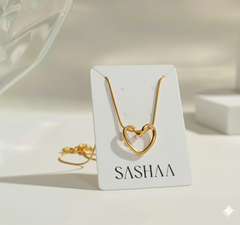 Twisted Heart Pendant Necklace